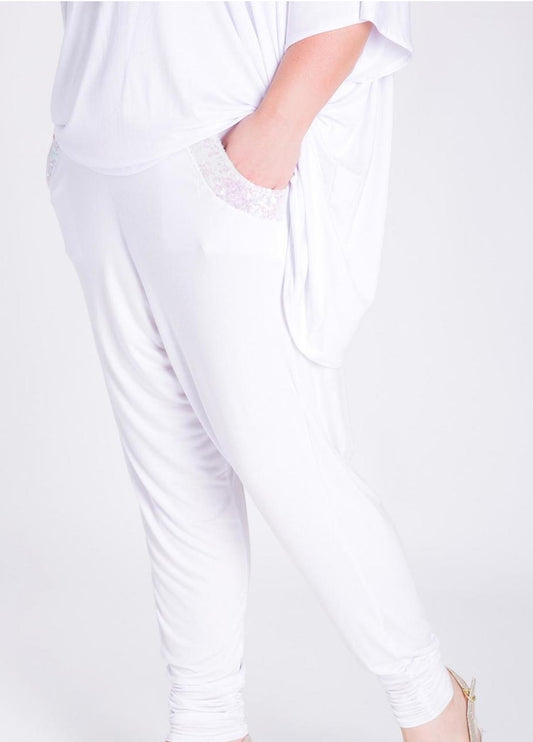 The CARA sequin hareem lounge trousers