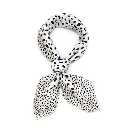 Black/White Animal Print Scarf